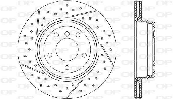 OPEN PARTS Тормозной диск BDR2628.20